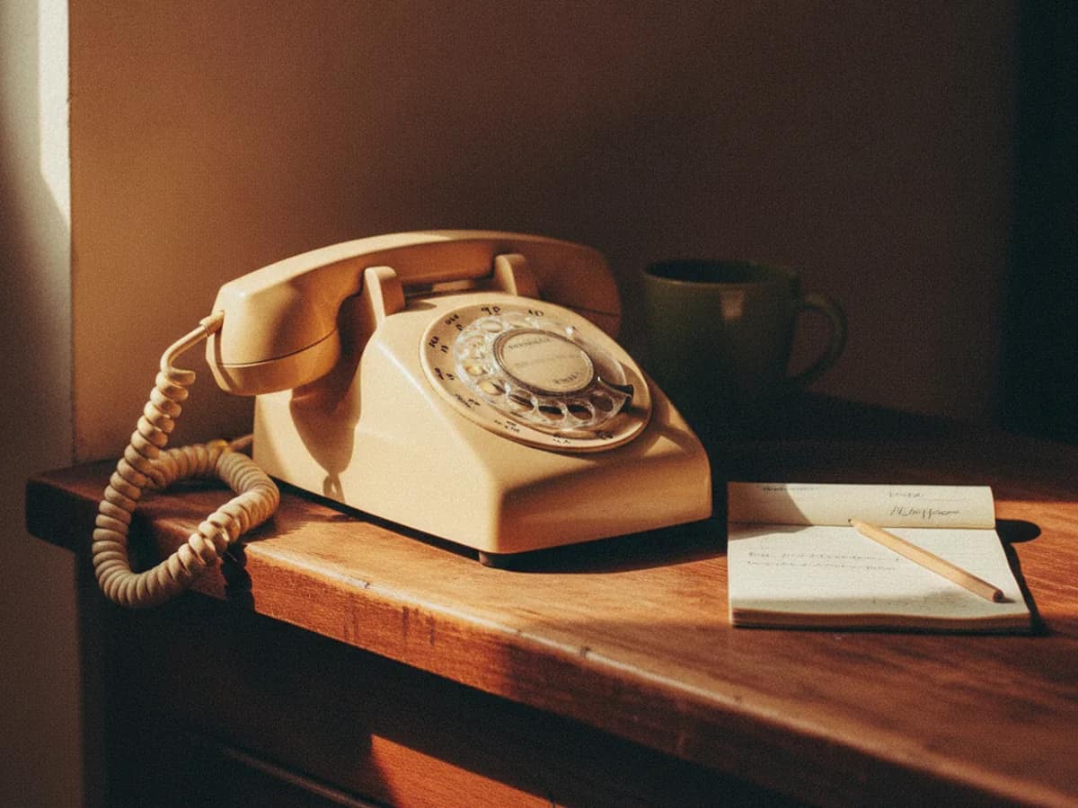 Telefon für die Tischreservation