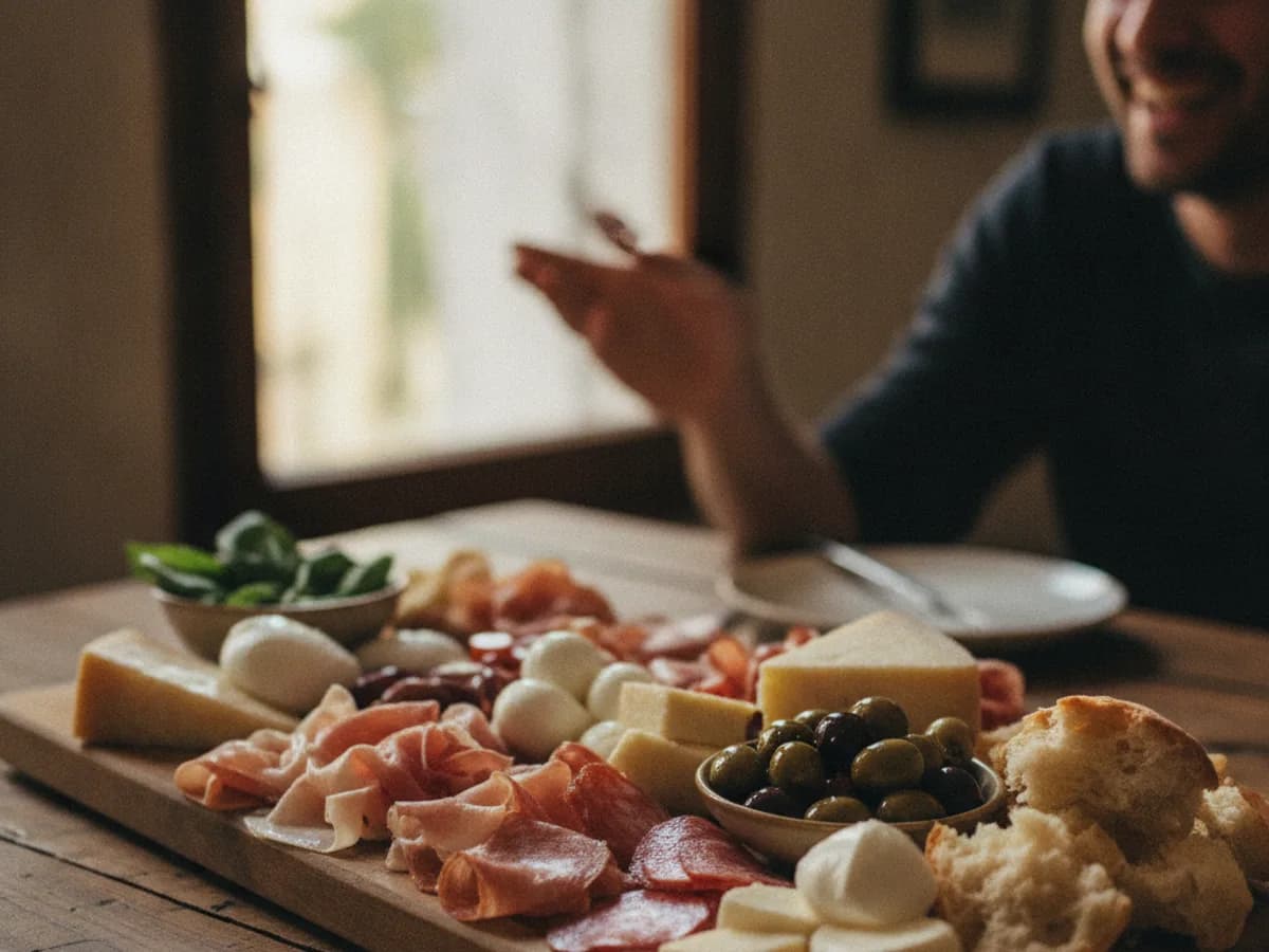 Tagliere mit Salumi und Käse